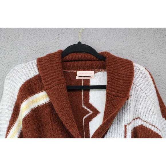 Urban Outfitters Cropped Cardigan Sweater-Size Large-Boho-Hippie - Picture 4 of 11